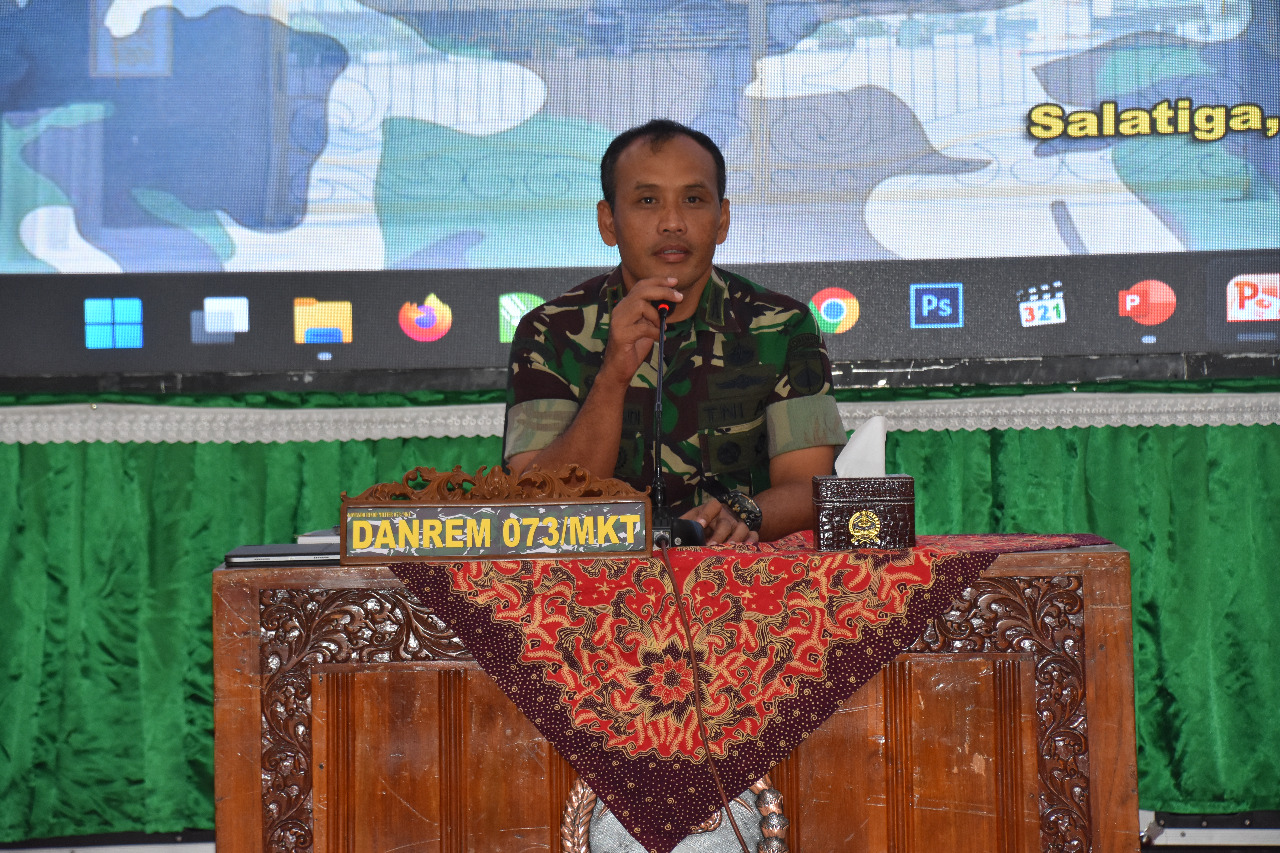 100 Orang Personel Baru Korem 073/Makutarama Dibekali Ilmu Lima Kemampuan Teritorial